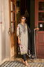 White Floral Embroidered Kurta Set for Women - TLS