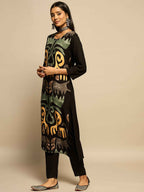 Black Tribal Print Kurta Set – The Layer Stories