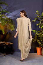 BeigeGeometricMotifsPrintedKurtaSetforWomen-TLS
