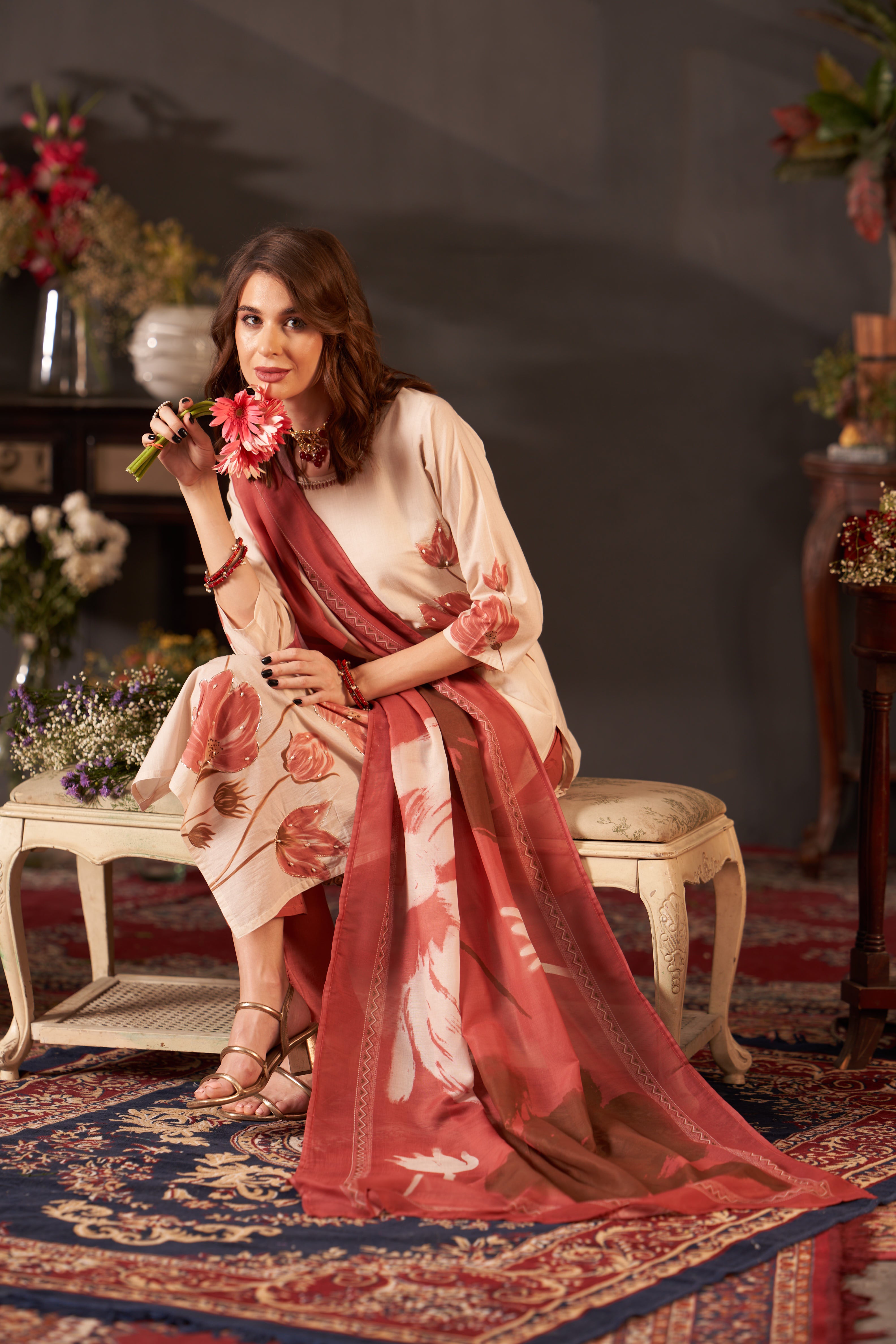 BrownFloralPrintedMotifsKurtaSetforWomen-TLS_5