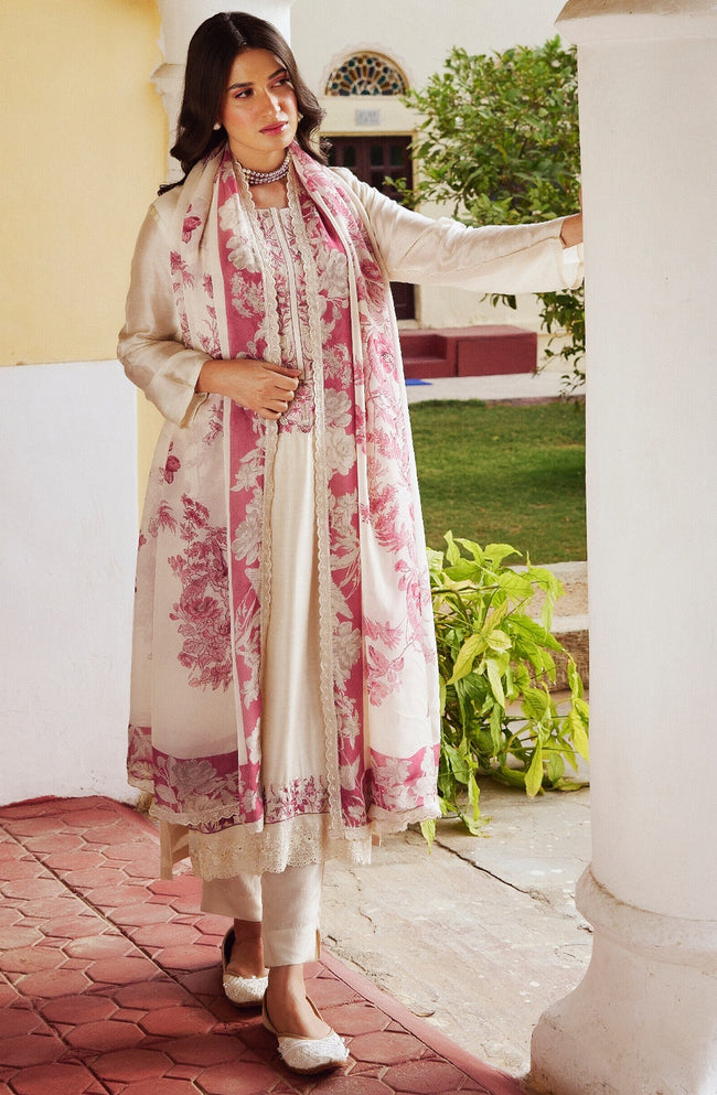 Floral Thread Work Kurta Set for Women - TLS Main Image