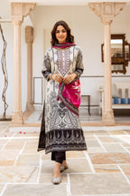 WhiteGeometricPrintedKurtaSetforWomen-TLS