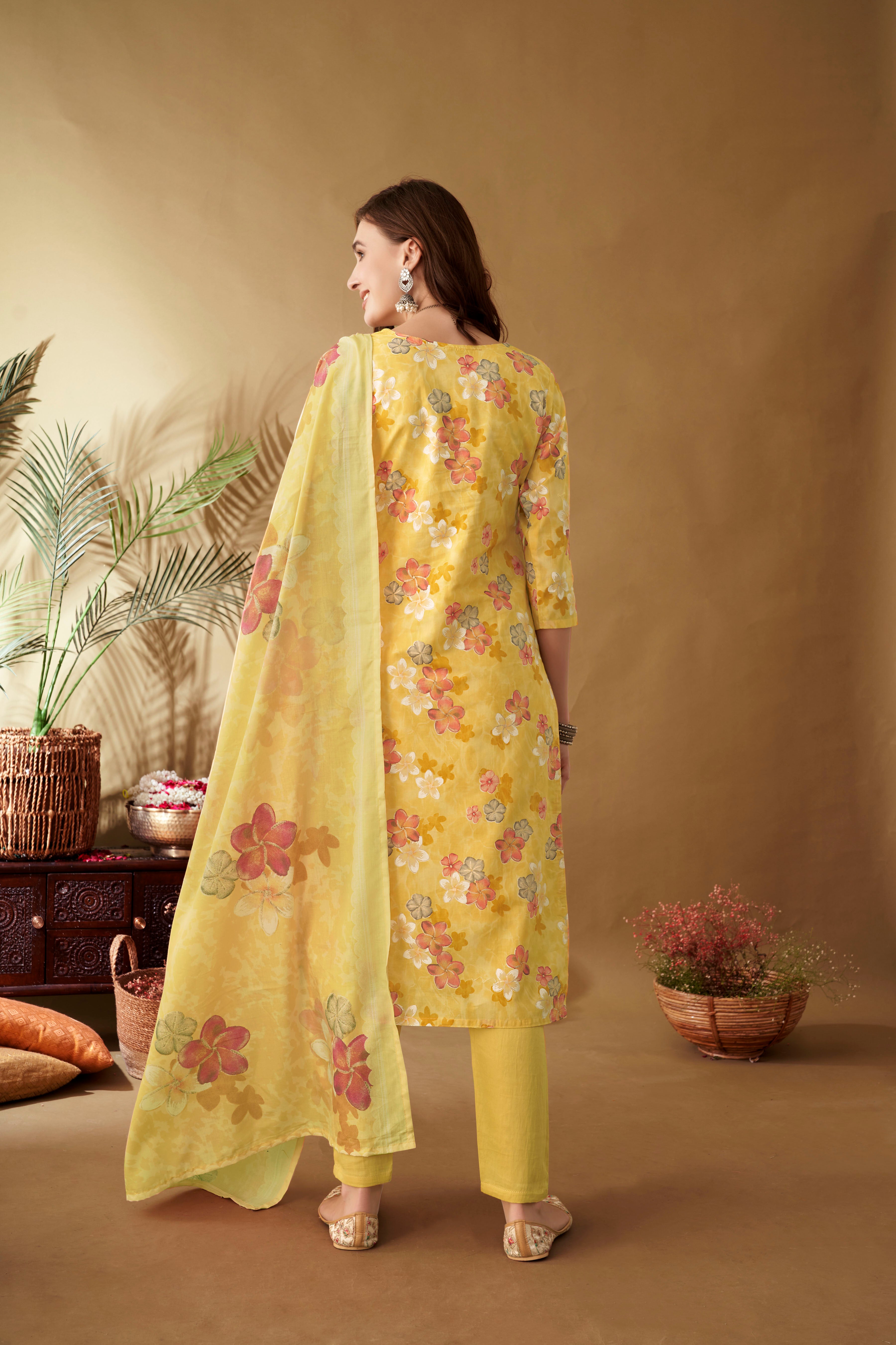 YellowFloralEmbroidaryPatchworkKurtaSetforWomen-TLS_3
